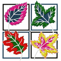 Leaves Embroidery Design 2